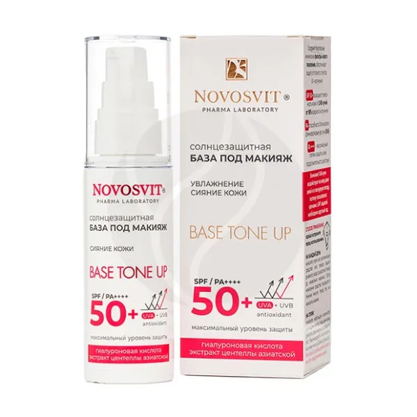 Изображение товара Novosvit Base tone up солнцезащитная база под макияж SPF 50+ 50мл