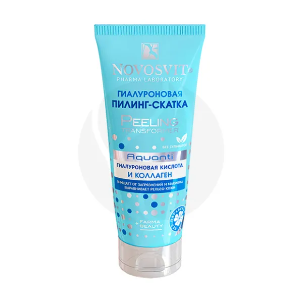Novosvit пилинг-скатка гиалуроновая, 100мл