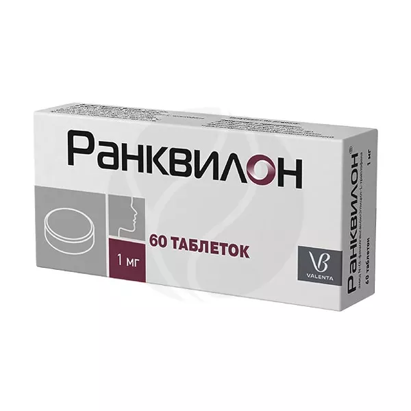 Изображение товара Ранквилон таблетки 1 мг, 60 шт - Бережите себя от тревоги