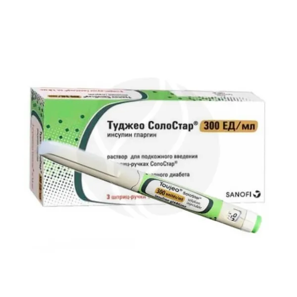 Изображение товара Инсулин длительного действия Туджео СолоСтар 300 МЕ/мл 1,5 мл в шприц-ручке