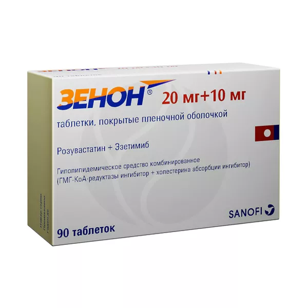 Изображение товара Зенон таблетки покрыт. п/о 20мг+10мг, №90 Санофи Винтроп Изображение товара Зенон таблетки покрыт. п/о 20мг+10мг, №90 Санофи Винтроп