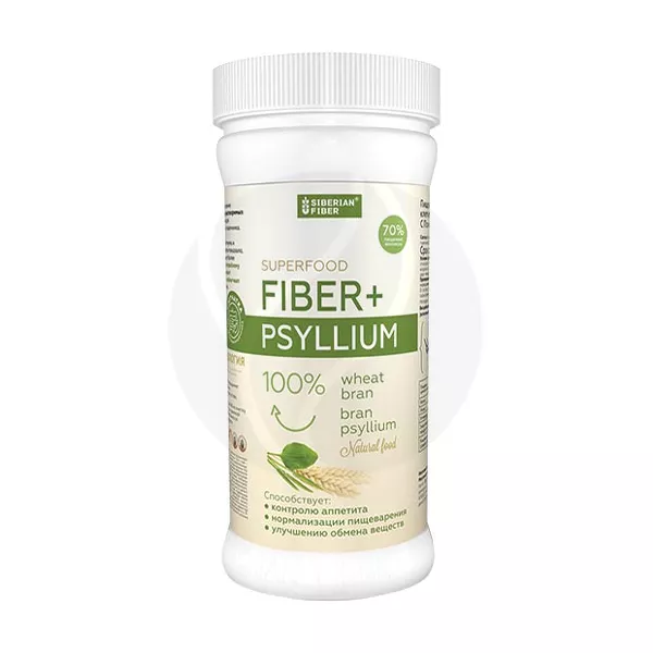 Изображение товара Сибирская клетчатка С псиллиумом, 200г Изображение товара Сибирская клетчатка С псиллиумом, 200г