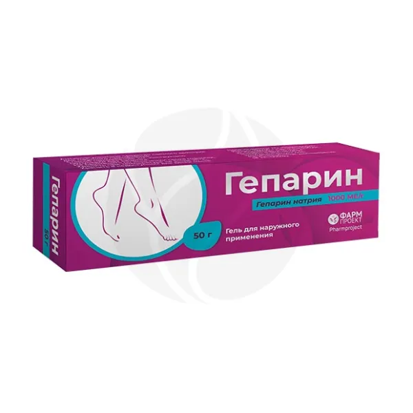 Изображение товара Гепарин гель д/наружн. прим. 1000МЕ/г, 50г Изображение товара Гепарин гель д/наружн. прим. 1000МЕ/г, 50г