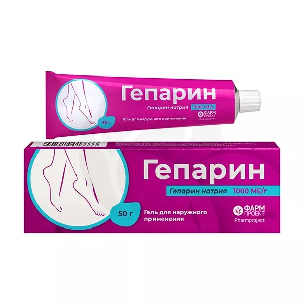 Изображение товара Гепарин гель д/наружн. прим. 1000МЕ/г, 50г Изображение товара Гепарин гель д/наружн. прим. 1000МЕ/г, 50г