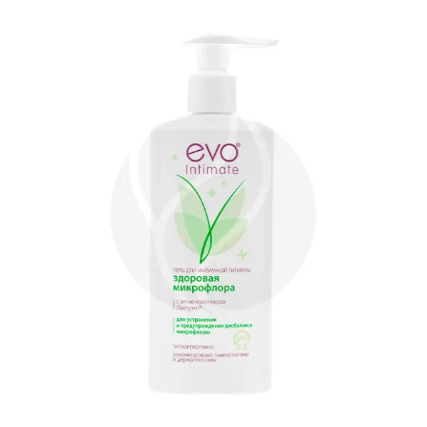 Изображение товара Evo Intimate гель для интимной гигиены здоровая микрофлора, 250мл