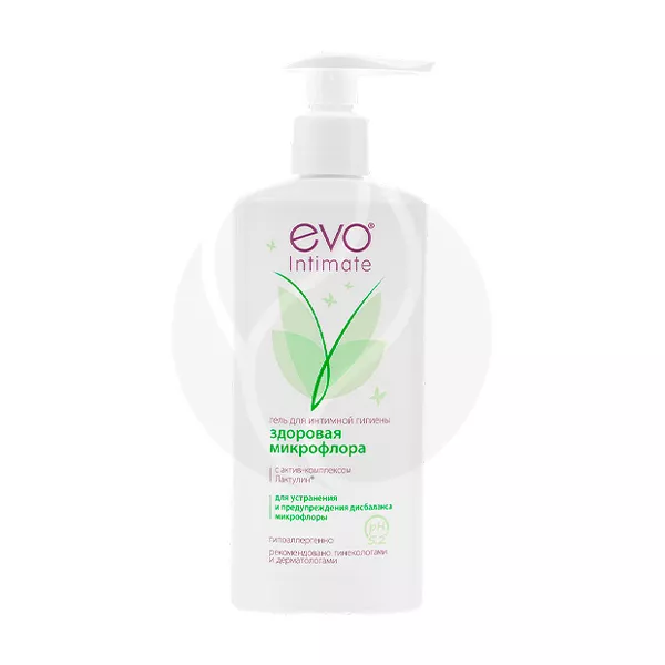 Изображение товара Evo Intimate гель для интимной гигиены здоровая микрофлора 250мл Изображение товара Evo Intimate гель для интимной гигиены здоровая микрофлора 250мл