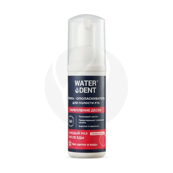 Изображение товара Water dent пенка очищающая зубная укрепление десен, 50мл