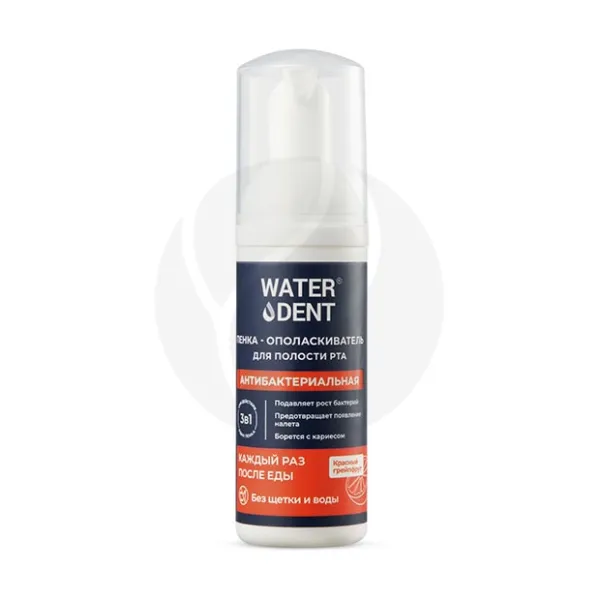 Изображение товара Water dent пенка очищающая зубная антибактериальная, 50мл