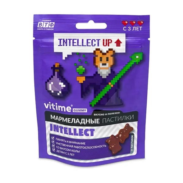 Изображение товара Vitime Gummy Интеллект мармеладные пастилки жевательные №30