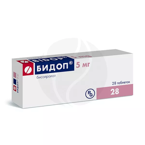 Изображение товара Таблетки Гедеон Рихтер Бидоп 5 мг - селективный бета1-блокатор для гипертензии и ИБС Изображение товара Таблетки Гедеон Рихтер Бидоп 5 мг - селективный бета1-блокатор для гипертензии и ИБС