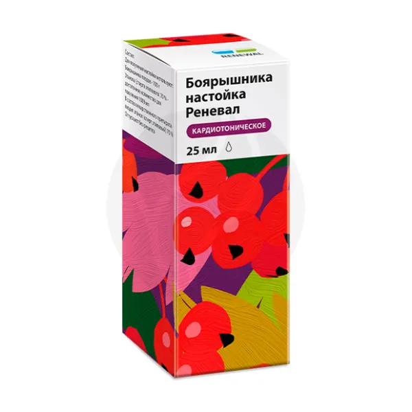 Изображение товара Боярышника настойка, 25мл Реневал