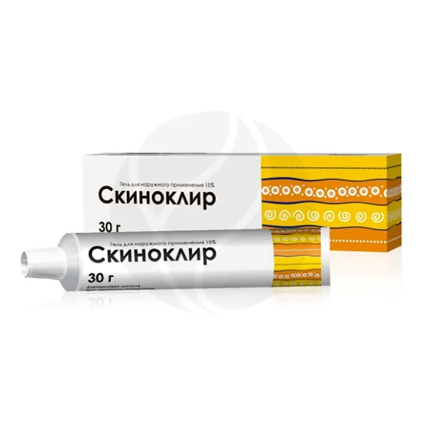 Изображение товара Скиноклир гель д/наружн. прим. 15%, 30г Изображение товара Скиноклир гель д/наружн. прим. 15%, 30г