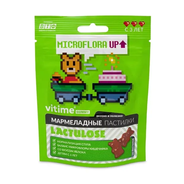 Vitime Gummy Лактулоза мармеладные пастилки жевательные , №30