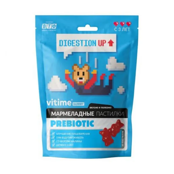 Изображение товара Vitime Gummy Пребиотик мармеладные пастилки жевательные для здоровья пищеварения