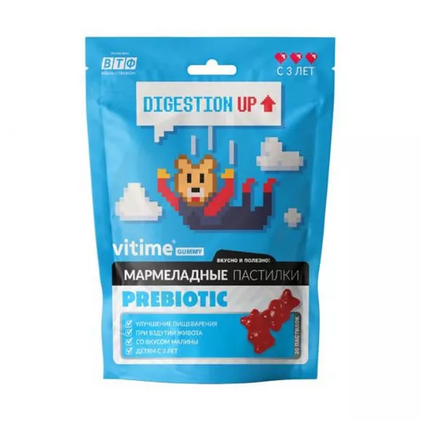 Изображение товара Vitime Gummy Пребиотик мармеладные пастилки жевательные, №30 Изображение товара Vitime Gummy Пребиотик мармеладные пастилки жевательные, №30