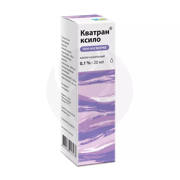 Изображение товара Капли назальные Обновление Пфк АО Кватран ксило 0,1% гидрохлорид Изображение товара Капли назальные Обновление Пфк АО Кватран ксило 0,1% гидрохлорид