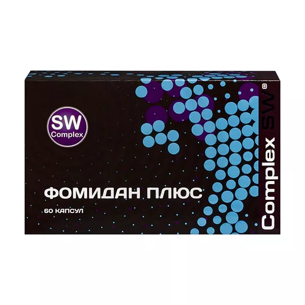 Изображение товара Капсулы Complex SW Фомидан плюс №60 с Омега-3 и растительным комплексом Изображение товара Капсулы Complex SW Фомидан плюс №60 с Омега-3 и растительным комплексом