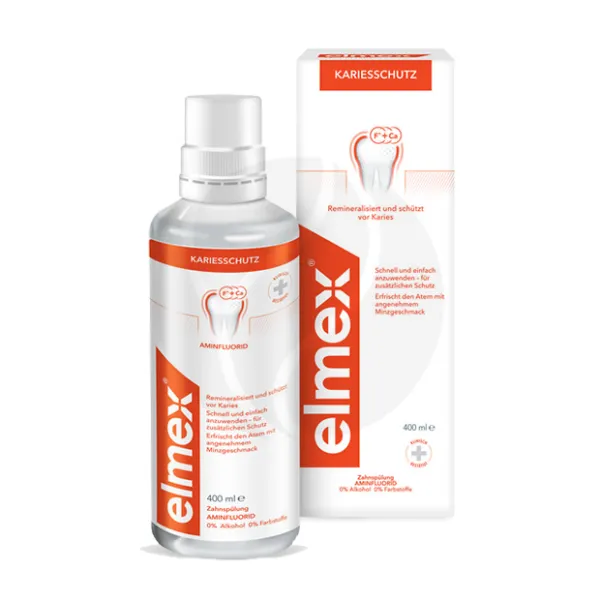 Изображение товара Эффективный ополаскиватель для рта Elmex Kariesschutz 400мл защита от кариеса