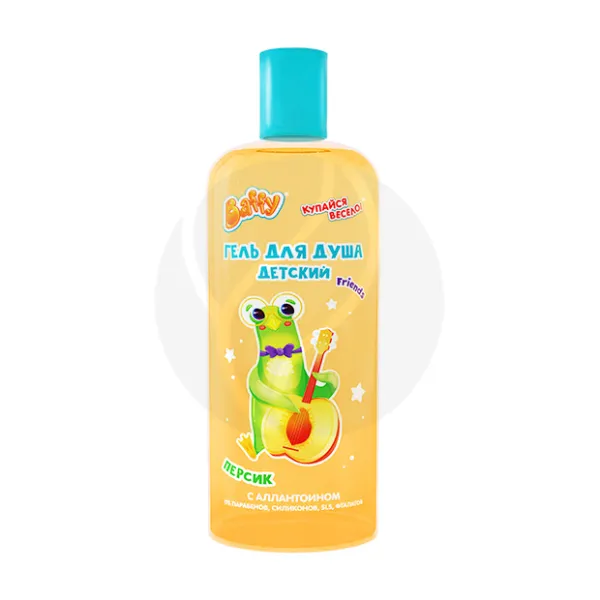 Изображение товара Baffy гель для душа детский персик 250мл для детей с 3 лет