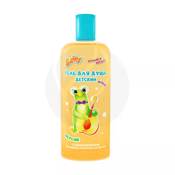 Изображение товара Baffy гель для душа детский Персик (3+), 250мл Изображение товара Baffy гель для душа детский Персик (3+), 250мл
