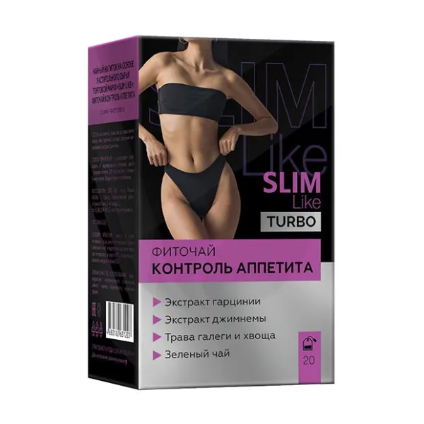 Изображение товара Фиточай Slim Like Контроль аппетита 1,5г №20 натуральное средство для снижения аппетита Россия