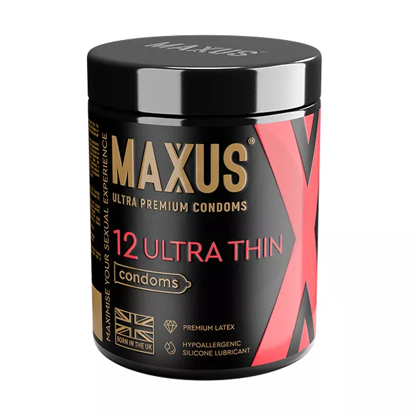 Изображение товара Maxus Ultra Thin презервативы ультратонкие, 12шт Изображение товара Maxus Ultra Thin презервативы ультратонкие, 12шт