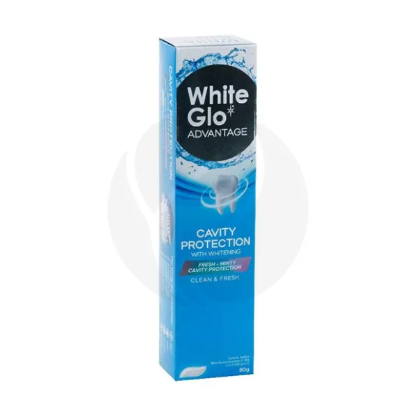 Изображение товара White Glo зубная паста отбеливающая защита от кариеса, 80г