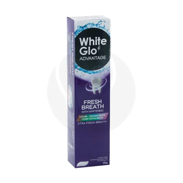Изображение товара White Glo зубная паста отбеливающая свежее дыхание, 80г
