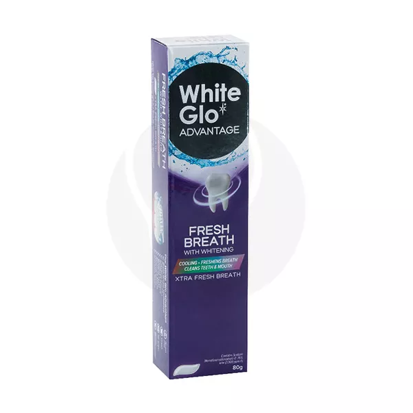 Изображение товара White Glo зубная паста отбеливающая свежее дыхание, 80г Изображение товара White Glo зубная паста отбеливающая свежее дыхание, 80г