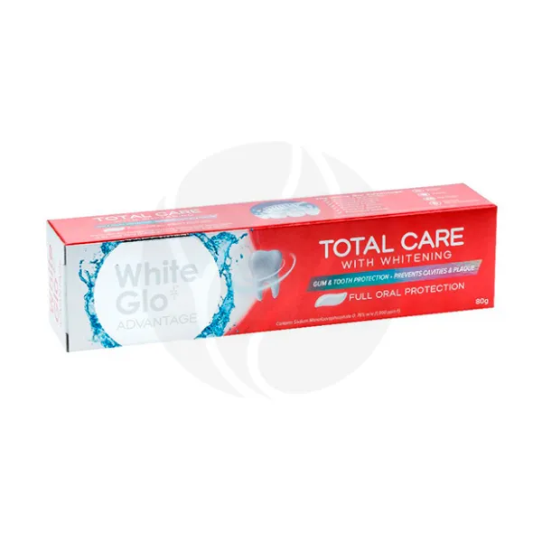 Изображение товара White Glo зубная паста отбеливающая тотальная защита, 80г