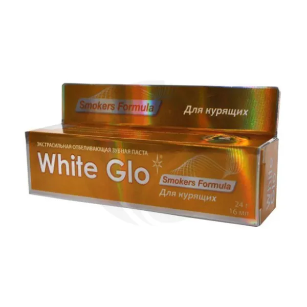 Изображение товара White Glo зубная паста отбеливающая для курящих, 24г