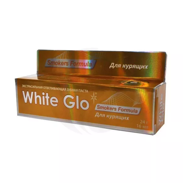 Изображение товара White Glo зубная паста отбеливающая для курящих, 24г Изображение товара White Glo зубная паста отбеливающая для курящих, 24г