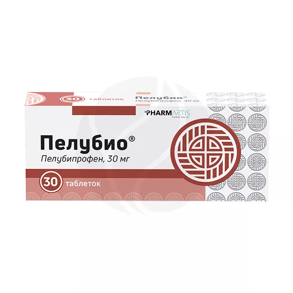 Изображение товара Таблетки Пелубипрофен 30 мг — противовоспалительное и обезболивающее Изображение товара Таблетки Пелубипрофен 30 мг — противовоспалительное и обезболивающее