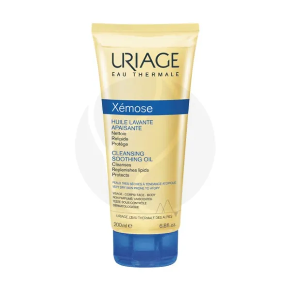 Uriage Xemose масло очищающее успокаивающее, 200мл