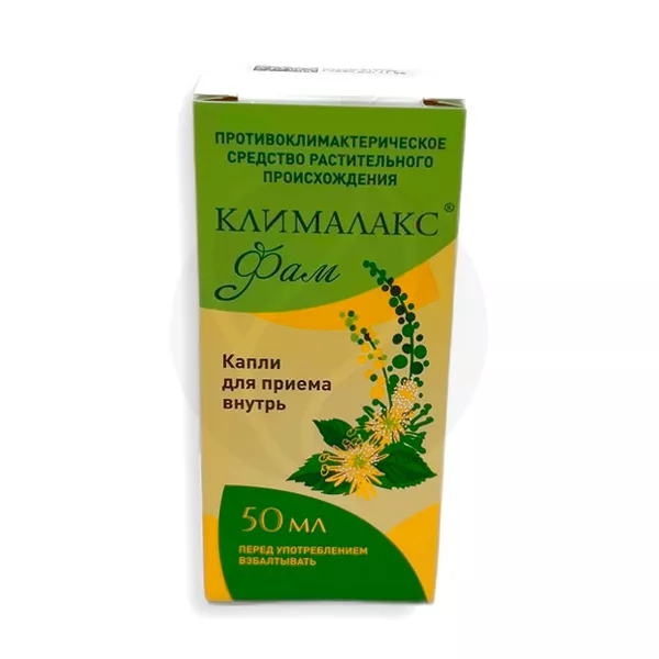 Изображение товара Клималакс Фам Капли для приема внутрь Изображение товара Клималакс Фам Капли для приема внутрь