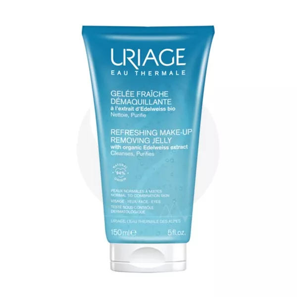 Изображение товара Uriage Eau Thermale гель очищающий освежающий для снятия макияжа, 150мл Изображение товара Uriage Eau Thermale гель очищающий освежающий для снятия макияжа, 150мл