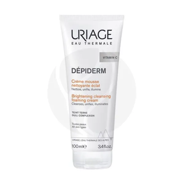 Uriage Depiderm крем-мусс очищающий придающий сияние коже, 100мл