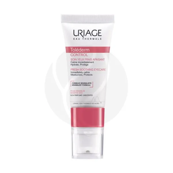 Uriage Tolederm крем успокаивающий для кожи контура глаз, 15мл