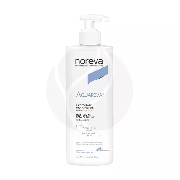 Изображение товара Увлажняющий крем для тела Noreva Aquareva 400мл гипоаллергенный для всей семьи Изображение товара Увлажняющий крем для тела Noreva Aquareva 400мл гипоаллергенный для всей семьи