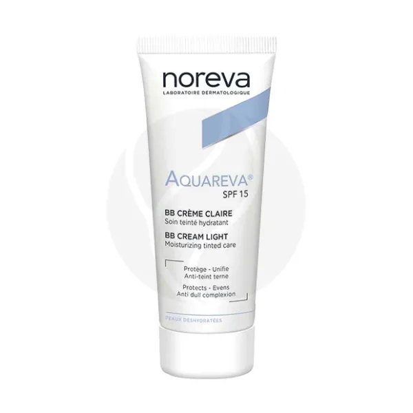 Изображение товара Noreva Aquareva BB-крем SPF15 светлый тона 40мл Увлажняющий тональный крем с защитой от солнца Изображение товара Noreva Aquareva BB-крем SPF15 светлый тона 40мл Увлажняющий тональный крем с защитой от солнца