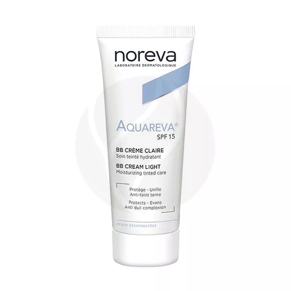 Изображение товара Noreva Aquareva BB-крем SPF15 светлый тона 40мл Увлажняющий тональный крем с защитой от солнца Изображение товара Noreva Aquareva BB-крем SPF15 светлый тона 40мл Увлажняющий тональный крем с защитой от солнца