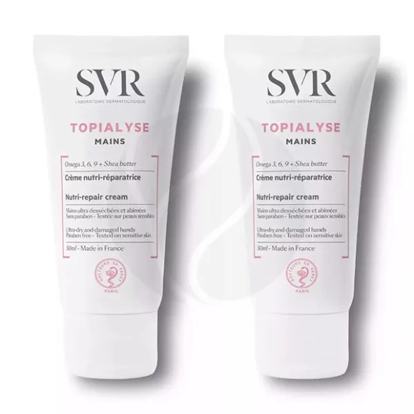 SVR Topialyse крем для рук, 2*50мл