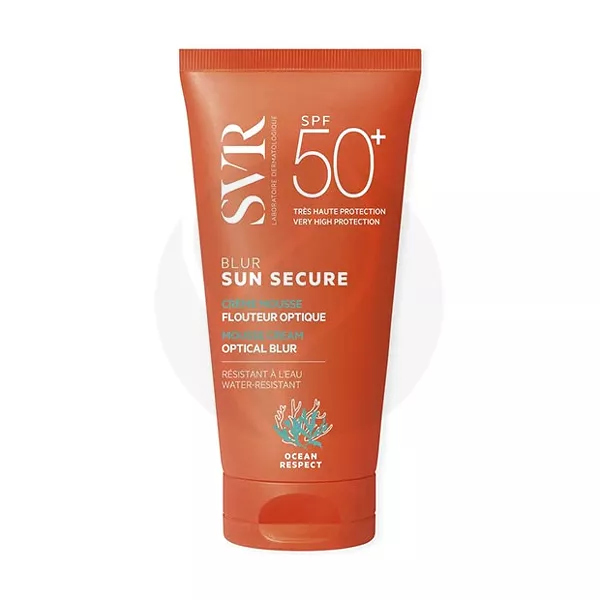 SVR Sun Secure крем-мусс с эффектом фотошопа без отдушки SPF50+, 50мл