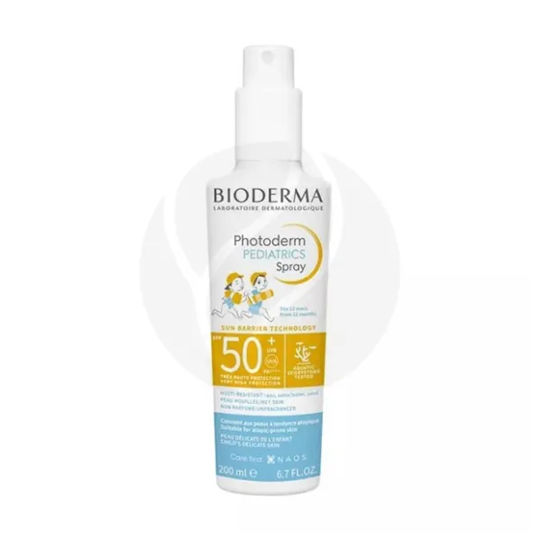 Изображение товара Bioderma Photoderm Pediatrics SPF50+ спрей солнцезащитный для детей, 200 мл