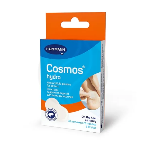 Изображение товара Гидроколлоидные пластыри Hartmann Cosmos для влажных мозолей 6 шт