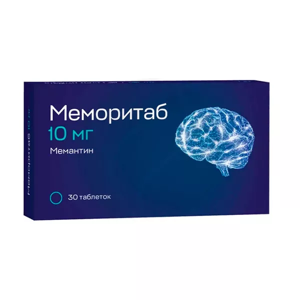 Изображение товара Мемантин таблетки диспергируемые 10 мг для памяти и когнитивных функций Изображение товара Мемантин таблетки диспергируемые 10 мг для памяти и когнитивных функций