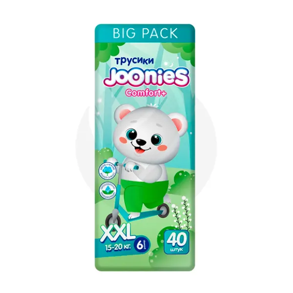 Joonies Comfort+ подгузники-трусики XXL (15-20кг), №40