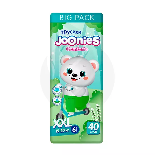 Изображение товара Подгузники-трусики Joonies Comfort+ размер XXL 15-20 кг, 40 шт
