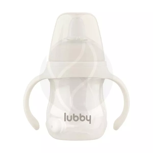Изображение товара Поильник Lubby с мягким силиконовым носиком и ручками 180мл для детей от 6 месяцев Изображение товара Поильник Lubby с мягким силиконовым носиком и ручками 180мл для детей от 6 месяцев
