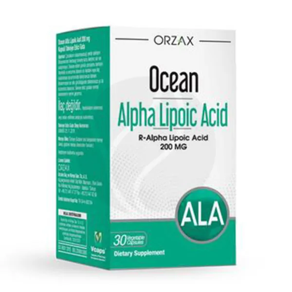 Изображение товара Капсулы с альфа-липоевой кислотой Orzax Ocean 200мг, 30 шт Турция